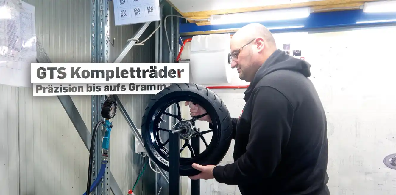 Perfect concentricity for your Vespa GTS - how the bgm PRO complete wheels are made