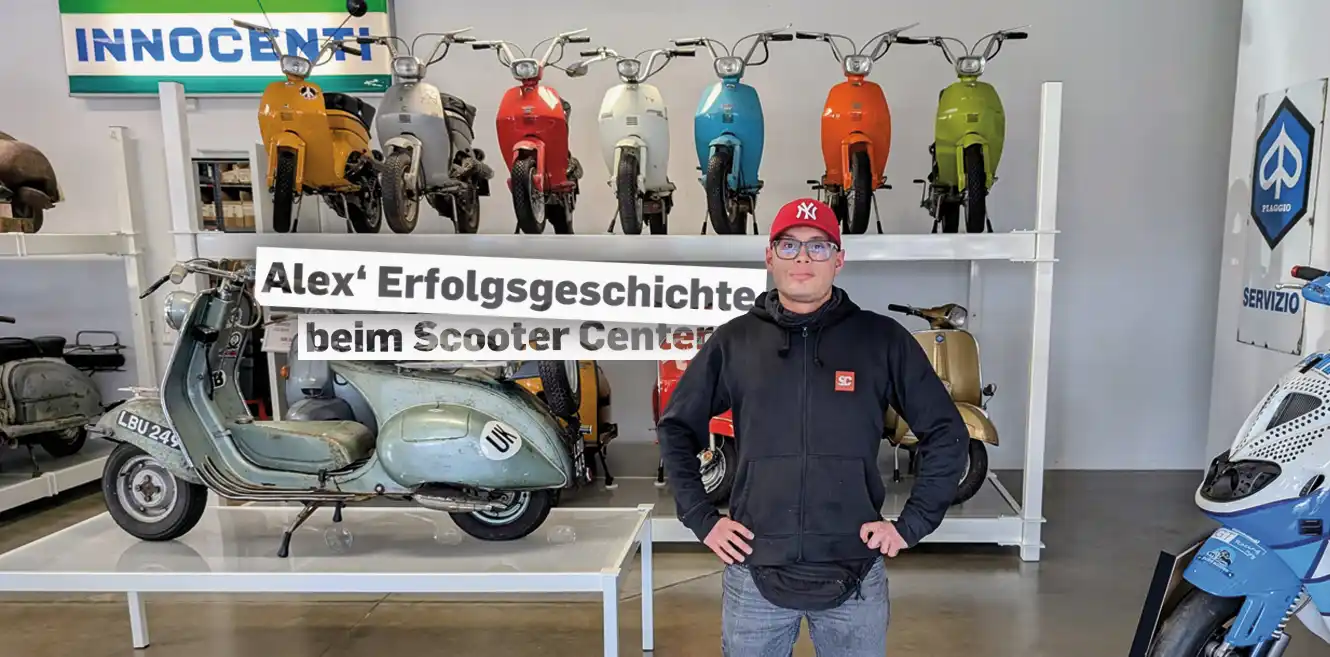 Algunos ya se traen su trabajo: La historia de éxito de Alex en Scooter Center