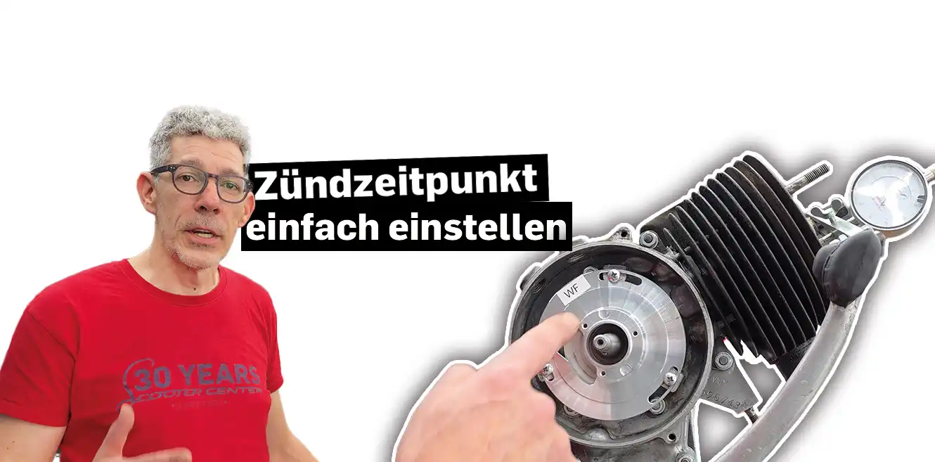 Régler l'allumage en toute simplicité : mesurer en millimètres avant le PMH