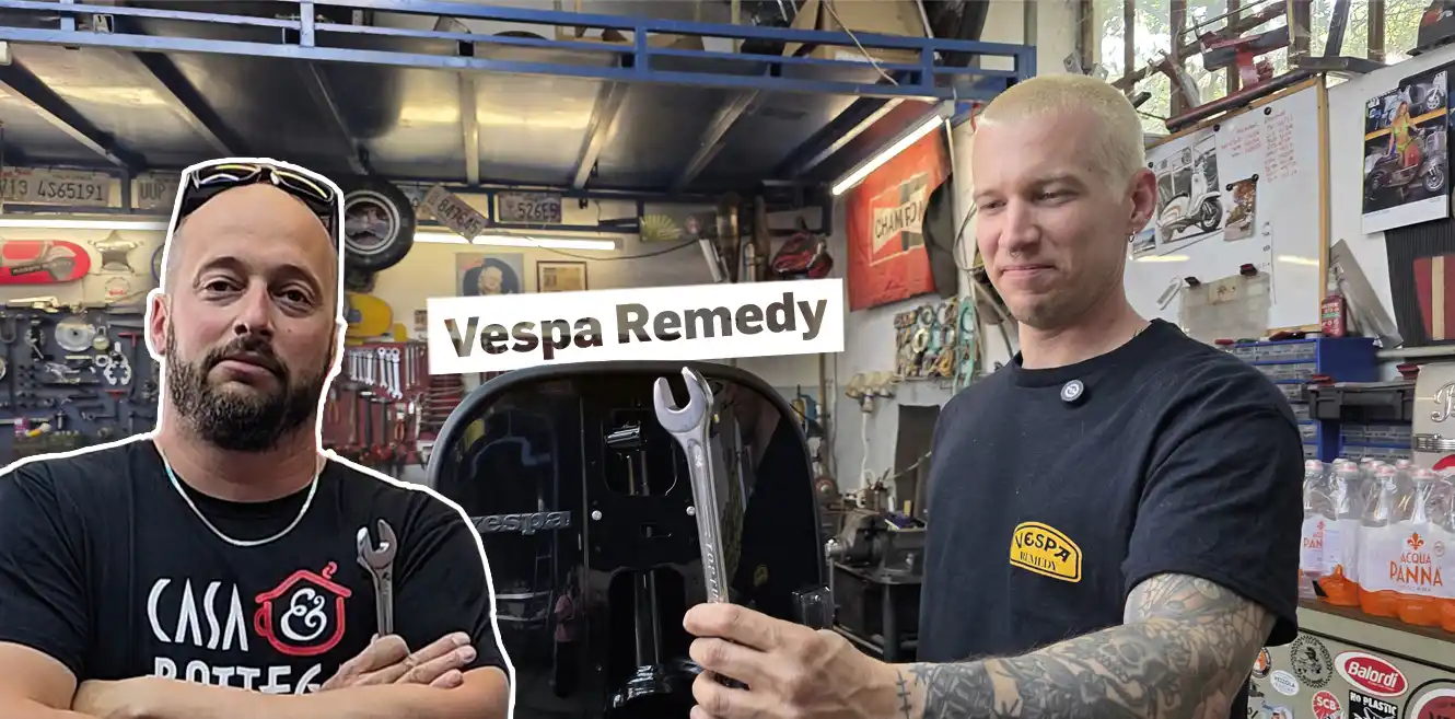 Visita a Vespa Remedy: una visita a Piero a Trieste