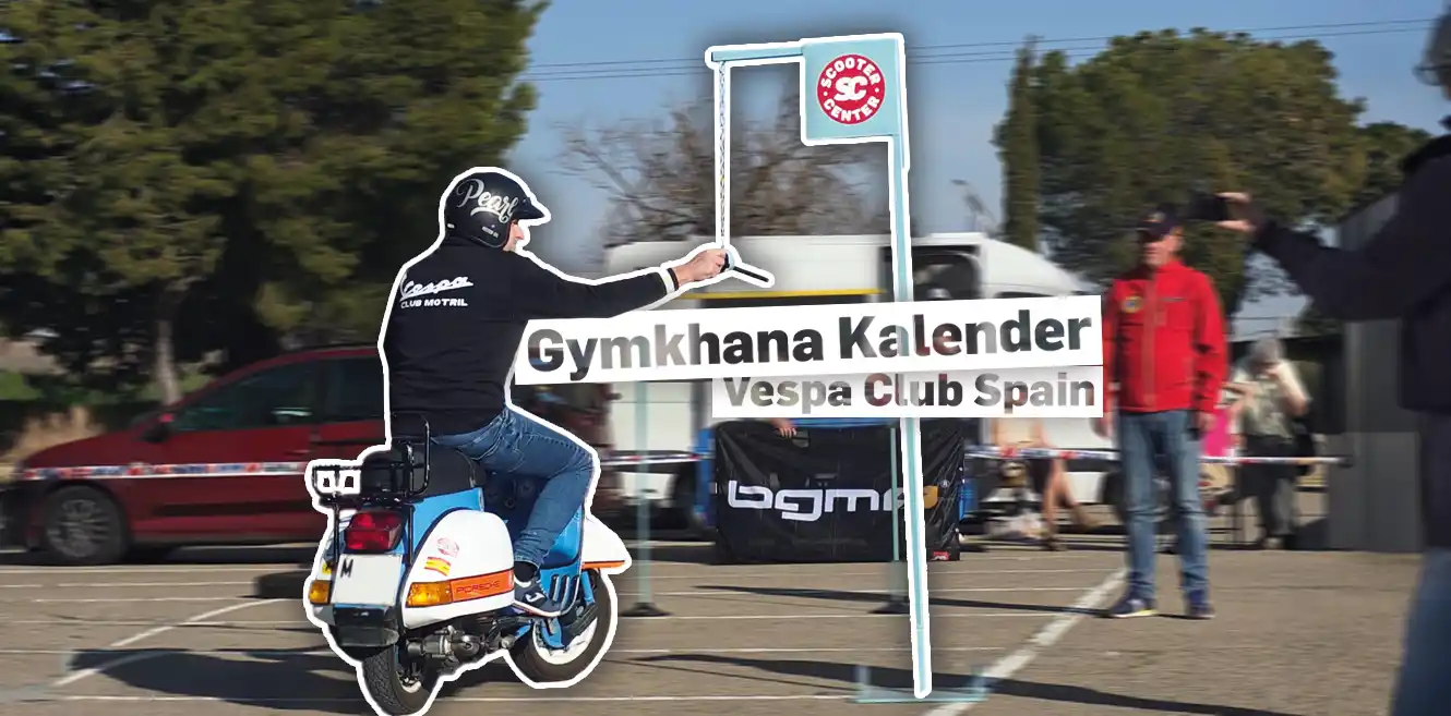 La gymkhana Vespa está en auge: el Vespa Club de España despega