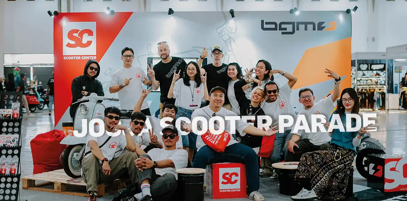 After 600 km on the road: The Scooter Center team takes the Jogja Scooter Parade by storm!
