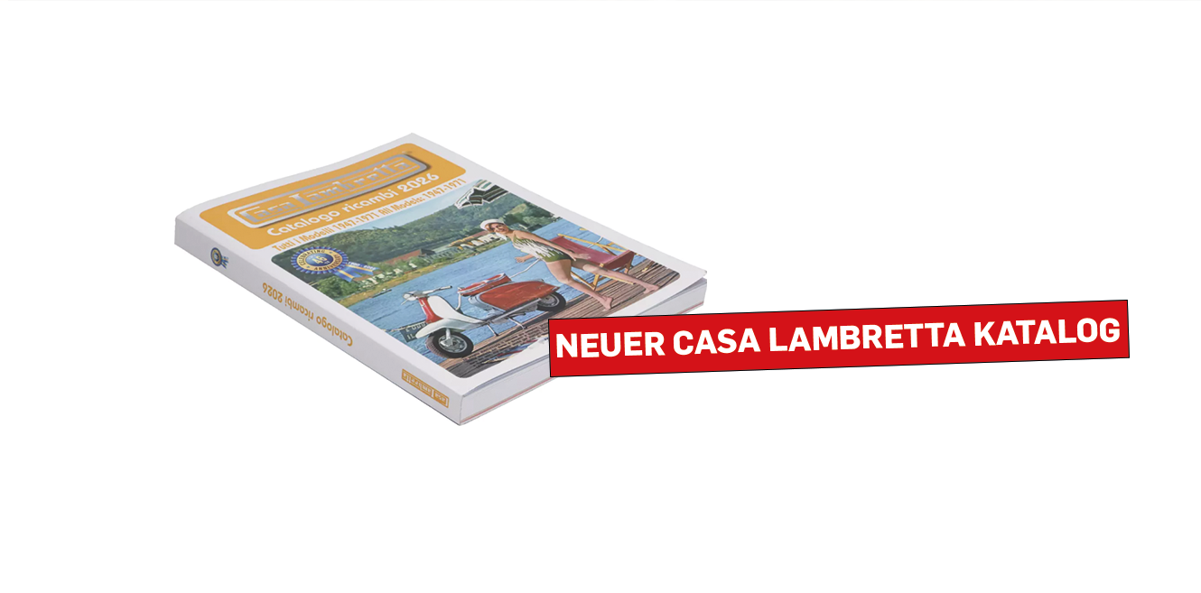 46 Jahre Leidenschaft: Der neue Casa Lambretta Katalog 2026 ist da!