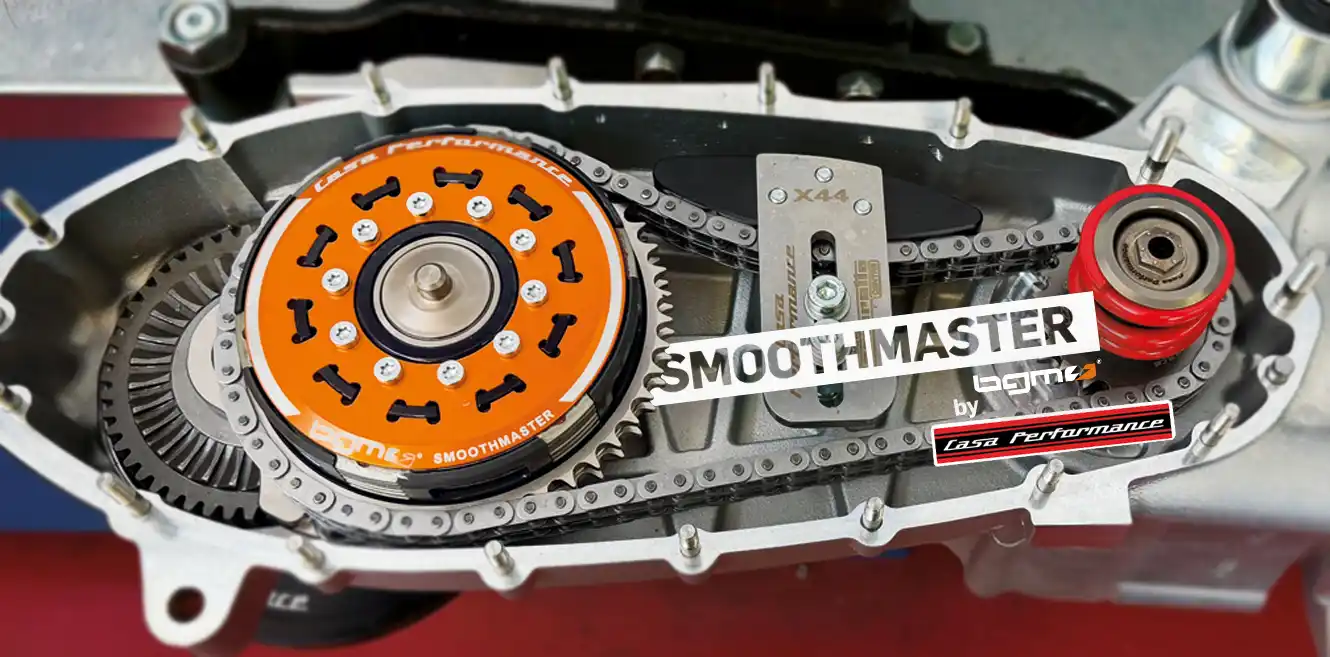bgm PRO Smoothmaster by Casa Performance – die Kassettenkupplung mit Rückdämpfer und Racing-Red-Belägen